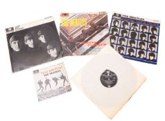 Four Beatles albums, 'With The Beatles', 'Hard Day's Night', ' the Beatles',