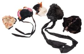 Four early 20th Century lady's hats.