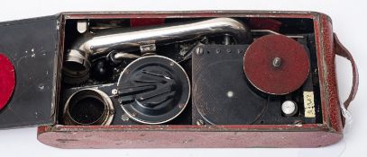 A Thorens Excelda 'Pocketphono' pocket-camera gramophone, with No.