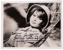 Bridget Bardot (b1934-) A signed 10 x 8 black and white photograph.