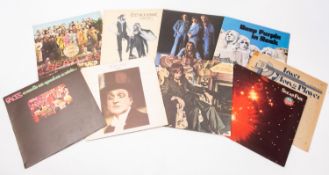 Nine LP albums: The Beatles (Sergeant Pepper), Fleetwood Mac (Rumours), Status Quo,