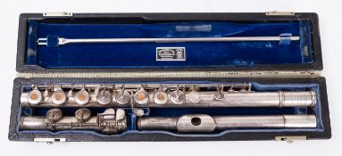 A WMS Haynes Co, Massachusetts 'The Haynes' flute.