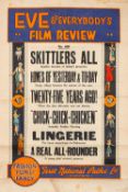 'Eve & Everybody's Film Revue'. Three single sheet film posters comprising No.