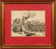 19th Century school after the originals - 'Waterloo- repulse of the Old Guard' (or La Garde