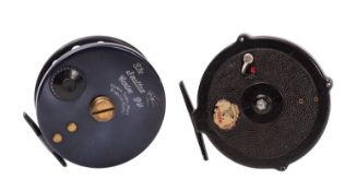 The Swallow 4 1/12 inch centre pin reel, maker Custom Tackle Ringwood, Hampshire,