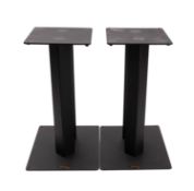 A pair of Target Audio speaker stands.