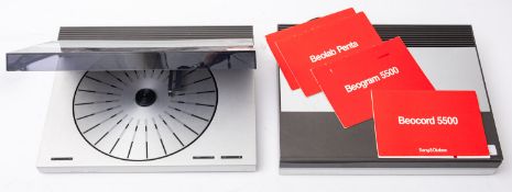 A Bang & Olufsen Beogram 5500 turntable,