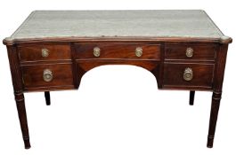 A marble topped mahogany washstand in Lo