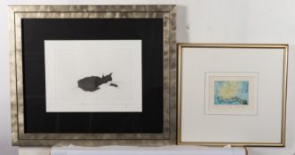 After Hugh Casson (British, 1910-1999) - 'Thin Cat' - Limited edition print 78/100 - 13 x 20cm,