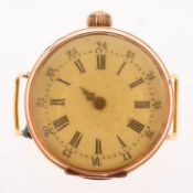 A 12K gold pocket watch converted to a w