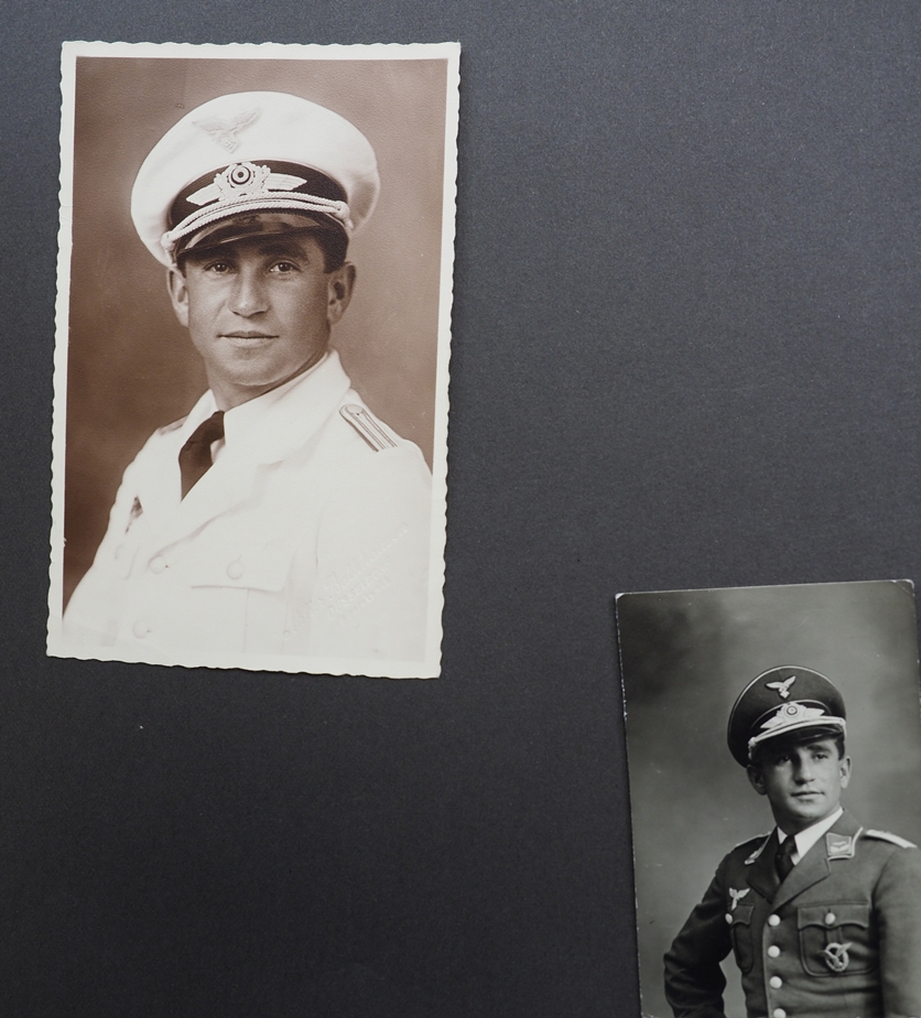 Luftwaffe: 2 Fotoalben des Leutnant und Führers des Nachtjagdkommandos im Jagdgeschwader 132 „Richt - Image 9 of 9