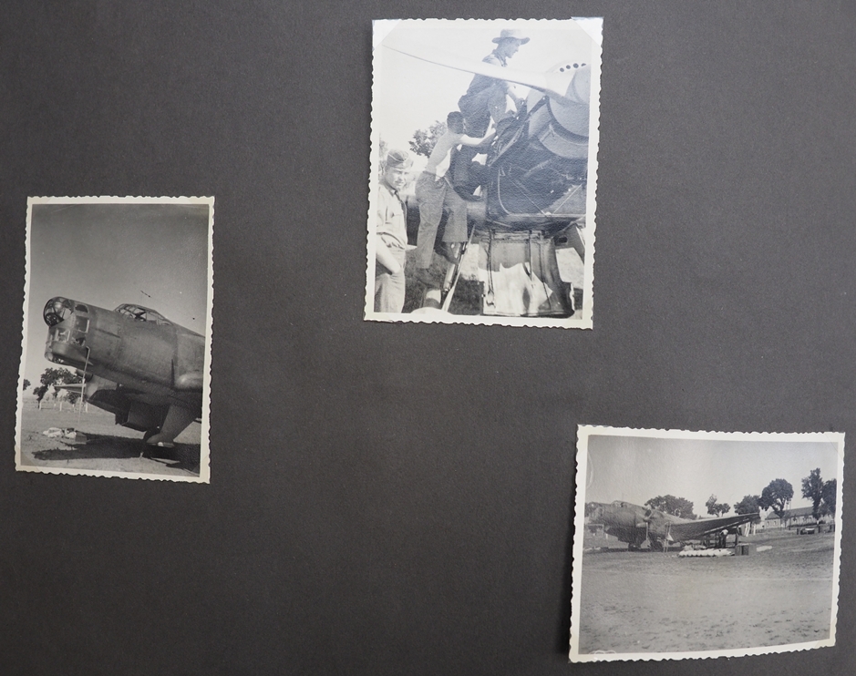 Luftwaffe: 2 Fotoalben des Leutnant und Führers des Nachtjagdkommandos im Jagdgeschwader 132 „Richt - Image 6 of 9