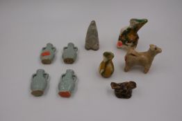 A Group of Nine Glazed Miniatures, Song Dynasty and later