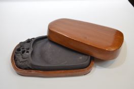 An Ink Stone with Box, 20th Century