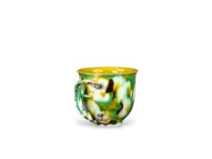 An 'Egg and Spinach' Winecup, Kangxi,