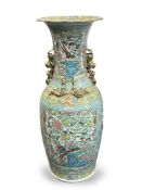 A Massive Canton 'famille rose' Vase, 19th century