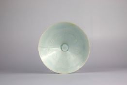 A Qingbai Moulded Conical Bowl, Song dynasty