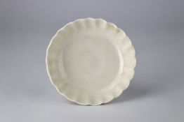 A Ding-type Floral Dish, Song dynasty
