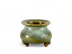 A Small Jun Tripod Censer, Jin/Yuan dynasty