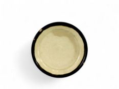 A Cizhou Black-rimmed White-glazed Dish, Song dynasty