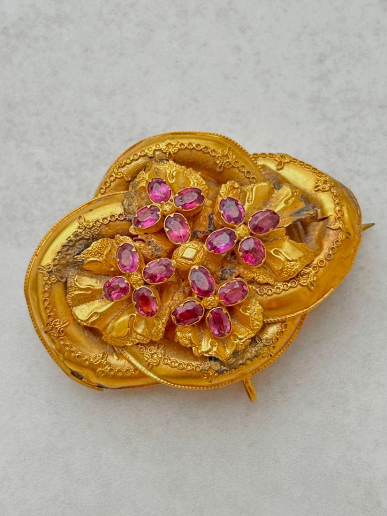 Antique Gold Pendant / Brooch - Image 4 of 7