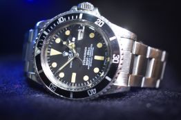 Rolex Submariner Date Ref 1680 Libiyan Military Vintage c.1970's Men's Wristwatch With Bracelet Very