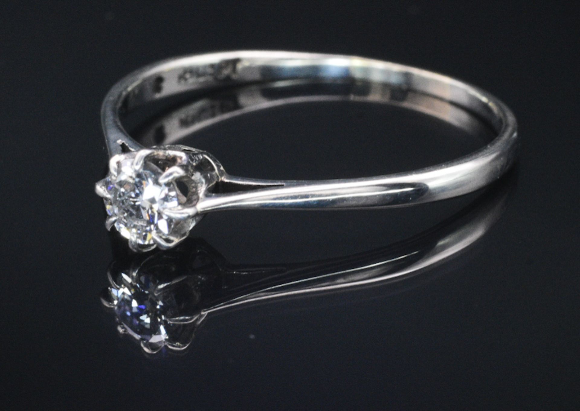 solitaire-diamond-platinum-gold-ring-18ct-pt-diamond-0-25-size-p-1-4g
