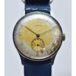 Longines Big Size Sub Seconds Men's Wrist Watch c1940's