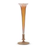 LOUIS C. TIFFANY FURNACES TRUMPET VASE New York, New York, early 20th century, gold dore bronze,...