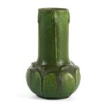 GRUEBY POTTERY VASE Boston, Massachusetts, c. 1900, glazed earthenware, impressed stamp mark mos...