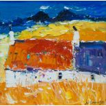 John Lowrie Morrison (British, born 1948) 'Red Roof, Kilmory Knap'
