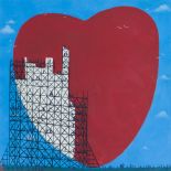 Mackenzie Thorpe (British, born 1956) 'Love Builders'