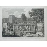 Carlo Labruzzi (Rome 1748-1817 Perugia) 'A Sarcophagus found in the Vigna Casali A.D.1775 with v...