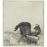 Sir David Young Cameron RA RSA RWS RSW RE (British, 1865-1945) Group of 9 etchings to include: l...
