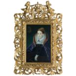 British School, 19th Century Mary, Queen of Scots (housed in a very fine, 20th century ornate gi...