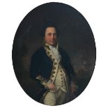 English School, Late 18th/Early 19th Century Portrait of a Naval Officer, three-quarter length w...