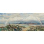 Alfred Pizzey Newton (British, 1830-1883) A view towards the Cuillins on Skye