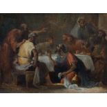 British School, 19th Century Christ washing the Disciples' feet