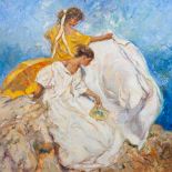 Jose Royo (Spanish, born 1941) 'Homenaje a Palma de Mellorca'