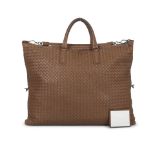 Bottega Veneta: a Noce Nappa Intrecciato Leather Convertible Tote Bag 2010 (includes detachable ...