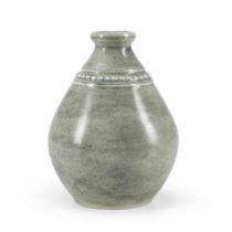 FERNAND RUMÈBE (1875-1952) VASE France, c. 1920, glazed porcelain, ink mark 'FR,' ht. 6 3/4...