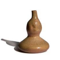 PAUL JEANNENEY (1861-1920) DOUBLE-GOURD VASE France, dated 1899, glazed stoneware, incised marks...