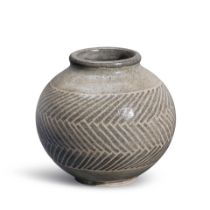 ÉMILE LENOBLE (1875-1939) VASE France, c. 1920, glazed stoneware, artist's stamp mark and i...