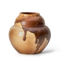 JEAN POINTU (1843-1925) VASE France, c. 1900, glazed ceramic, marked '.U' and '113,' ht. 5 1/2 in.