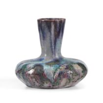 HENRI-LÉON CHARLES ROBALBHEN (1862-1906) VASE France, c. 1890, glazed stoneware, painted ma...