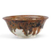 AUGUSTE DELAHERCHE (1857-1940) BOWL France, c. 1920, glazed porcelain, marked 'AD 20' and with f...