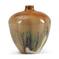 AUGUSTE DELAHERCHE (1857-1940) VASE France, c. 1915, glazed porcelain, marked 'ag' and with orde...