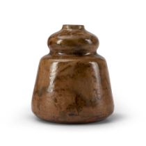 AUGUSTE DELAHERCHE (1857-1940) VASE France, c. 1900, glazed stoneware, impressed stamp mark 'Aug...