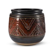 ÉMILE LENOBLE (1875-1939) VASE France, c. 1925, glazed stoneware, impressed artist's stamp,...