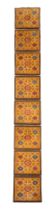 Ninxia Long Rug of Seating Squares China 2 ft. 4 in. x 18 ft. 2 in.